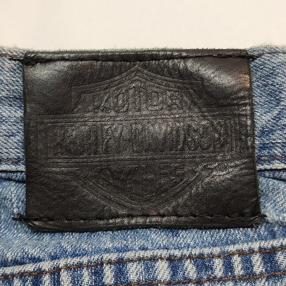 Harley-Davidson Men's Blue Denim Jean Size 38X30 - Picture 8 of 15